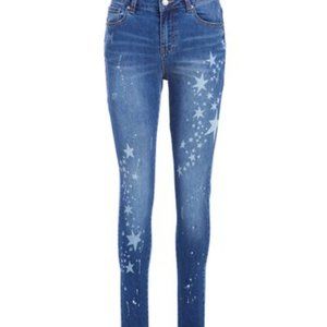 Womens size 6 jeans - star design front & back
